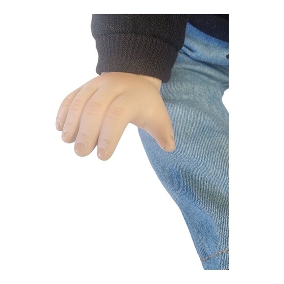 CAT Caterpillar Little Ryan Porcelain Doll 10" Vintage Farm Implement Collectibl - Picture 10 of 16